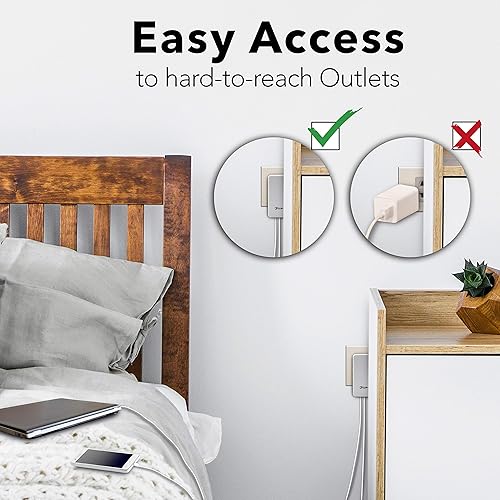 Miniatura 5 de TOP-UP Cargador de pared USB plano de 18 W PD  Adaptador de carga rápida USB-C y USB-A ultra delgado de doble puerto para iPhone 171615141312 Pro