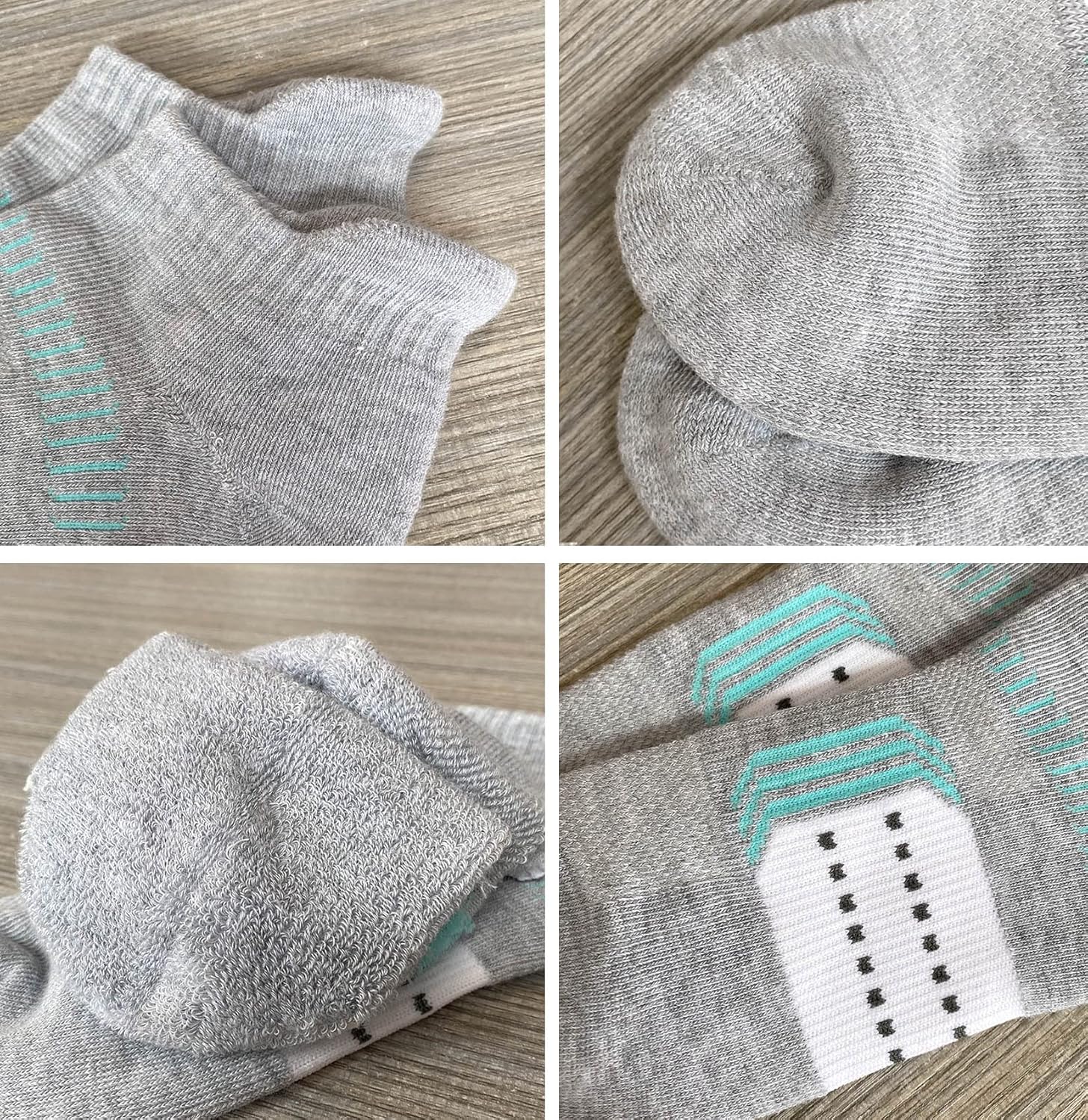 Womens Athletic Cushioned Anti-Blister Comfort Running Ankle Socks 5 Pairs - Image 6