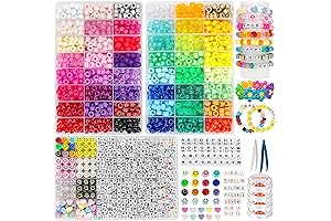 MIIIM Rave Bracelets Kit: Create Endless Styles with Our 3400-Piece Kandi Bracelet Making Set