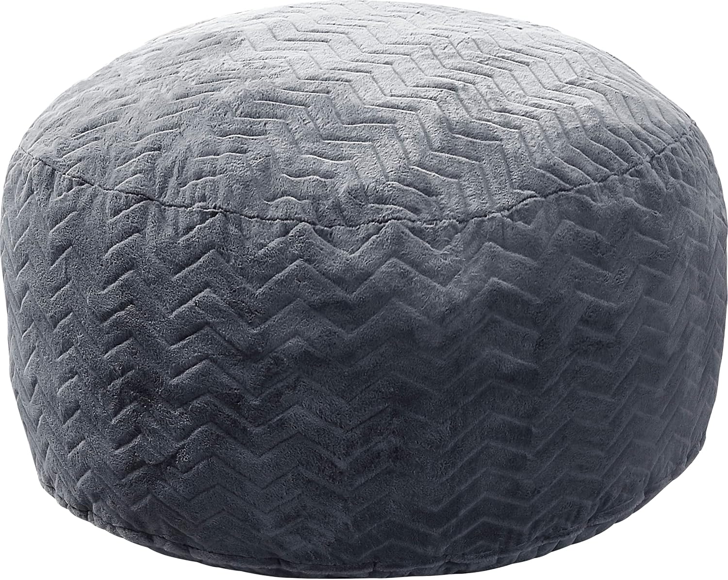 Lounge & Co. Jumbo Lounger FoamFilled Round Plush Bean Bag Chair with