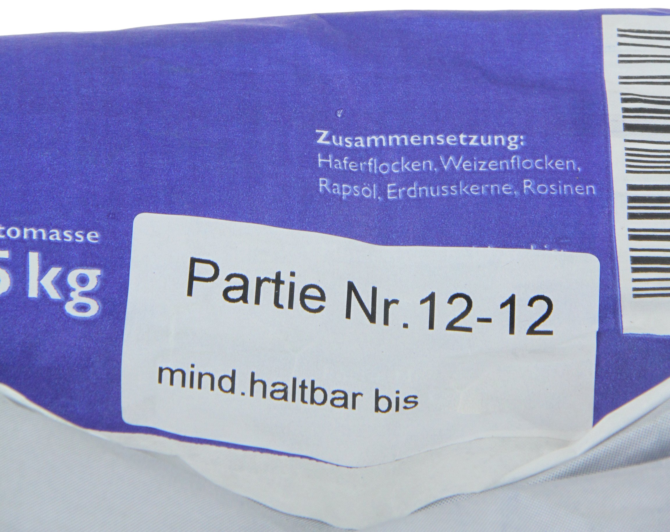 Fettfutter | 25kg Vogelfutter mit Rosinen