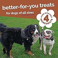 Vista 6 de Fruitables Golosinas para perros – Bocadillos enteros – Bisonte a la parrilla y golosinas para perros – Golosinas saludables para perros – 5 onzas