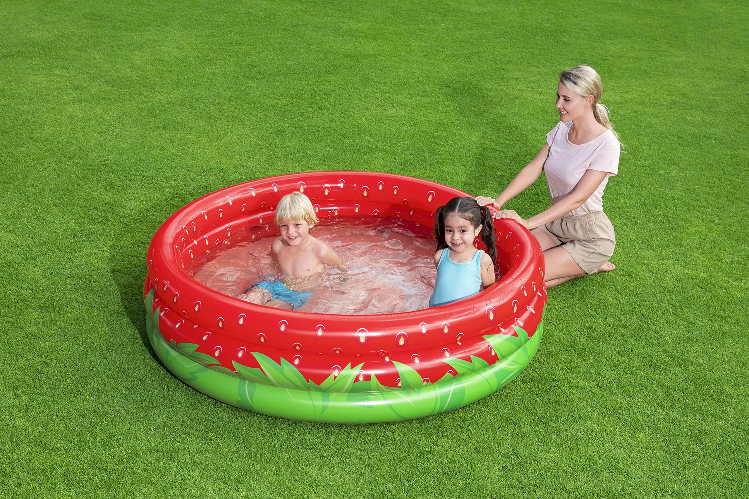 Bestway φ66" x H15"/Φ1.68m x H38 cm Sweet Strawberry Pool
