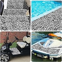 Vista 7 de HZshark Suelo de lancha de espuma EVA para cubierta de 94.5 x 45 pulgadas/35 pulgadas/23 pulgadas, suelo marino de camuflaje para barcos