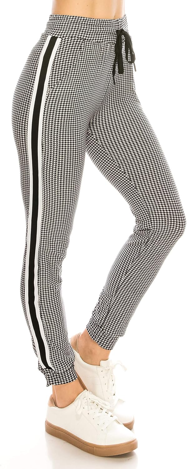 ALWAYS Women Joggers Casual Sweatpants - Super Soft Light Comfy Lounge Striped Pants with Pockets