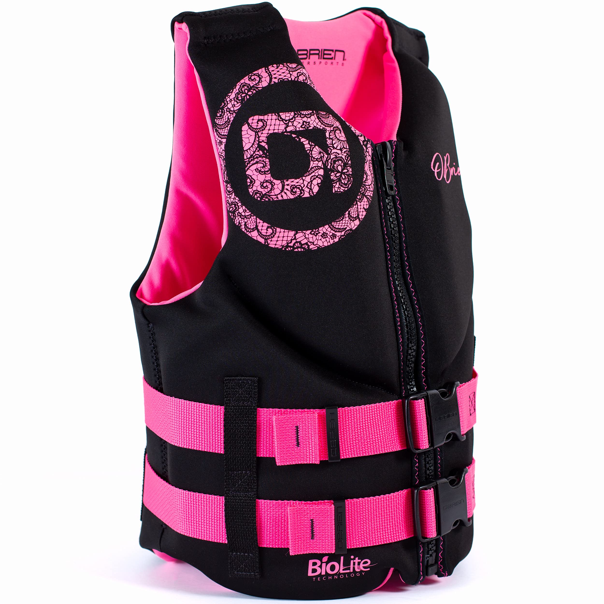 O'Brien Jr Neoprene Life Jacket USCG Approved, 75125lbs Pink for sale