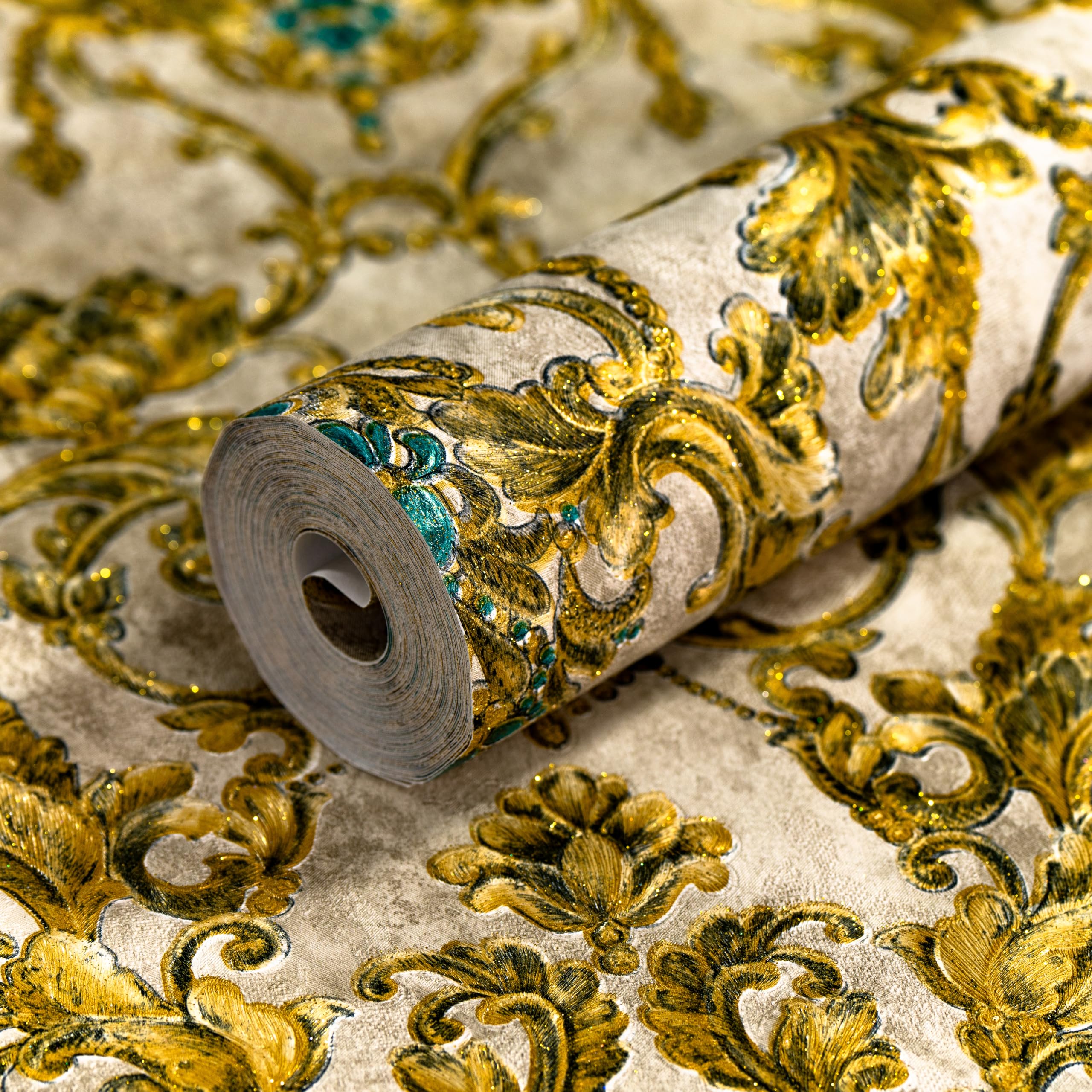 See full amazon price history chart for wolpin Wallpaper Non-Woven Non-Adhesive 53CM X 9.5M (± 3%) Embossed Vintage Damask Decorative Textured Wall Decor, Glittering Yellow wolpin Wallpaper Non-Woven Non-Adhesive 53CM X 9.5M (± 3%) Embossed Vintage Damask Decorative Textured Wall Decor, Glittering Yellow (B0DGQSBSPQ) Amazon Price History, Amazon Price Tracker