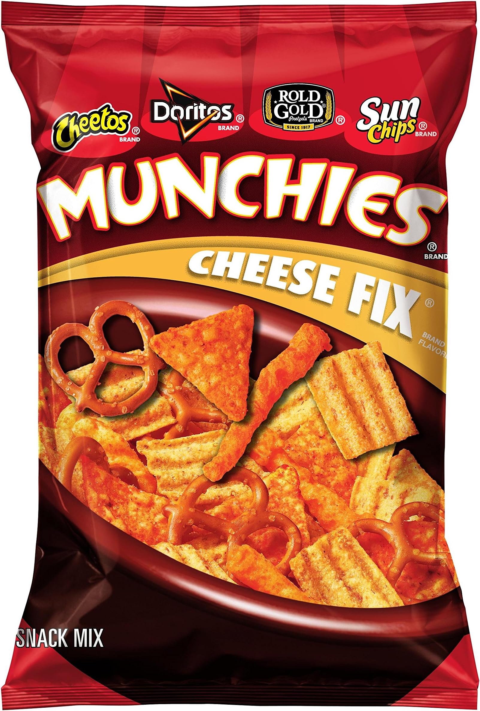 Munchies Cheese Fix Flavored Snack Mix, Party Size! (15.5 Ounce)