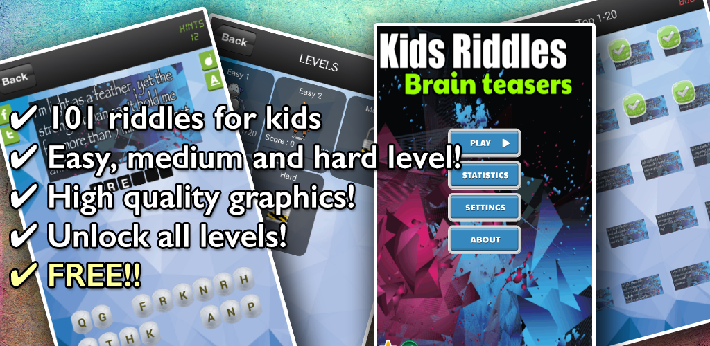 Brain Riddles Apps Kid Riddle Brain Teasers 101 - App on Amazon Appstore