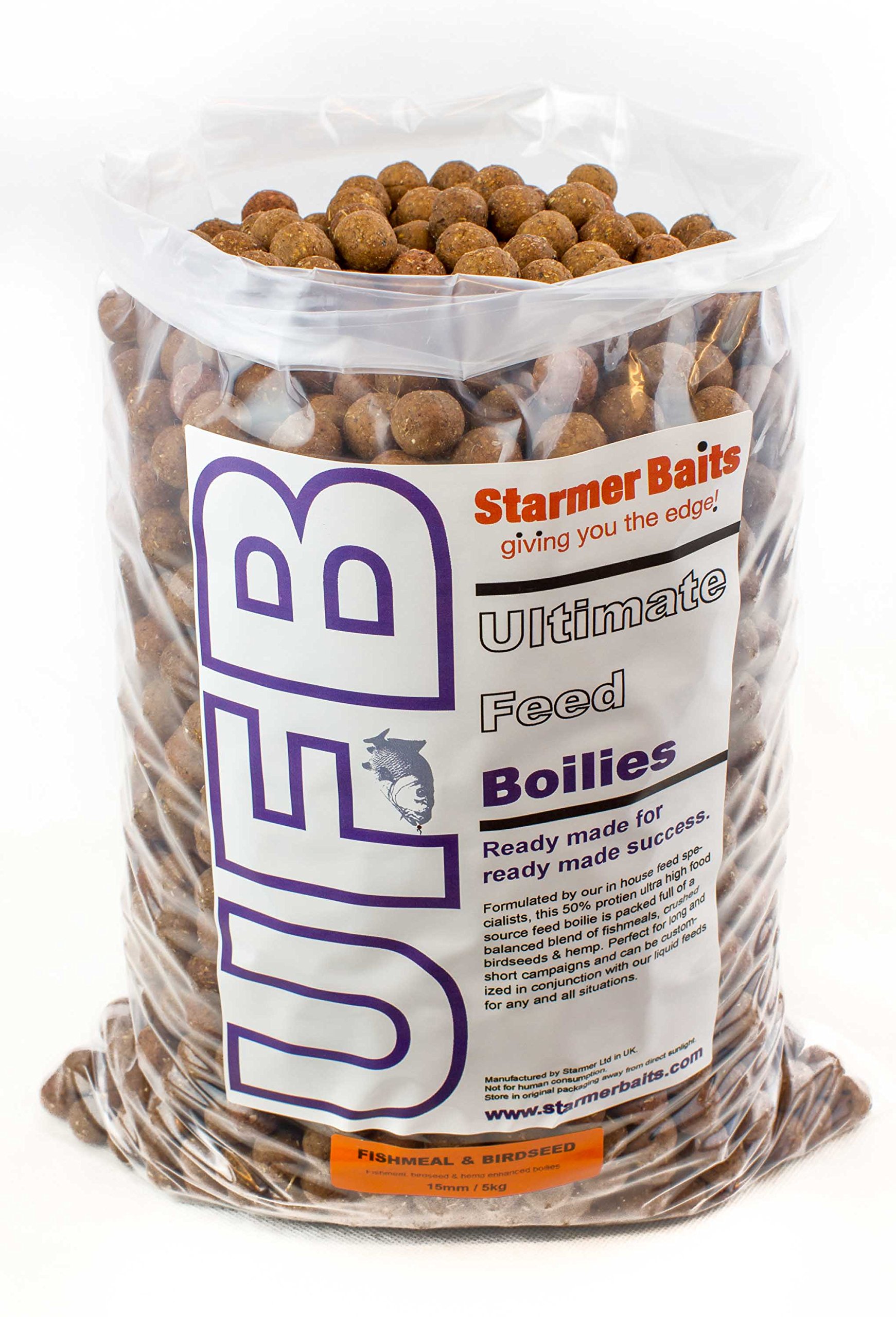starmerbaits Ultimate feed boilies for carp & coarse fishing 15mm 5kg โ image 1