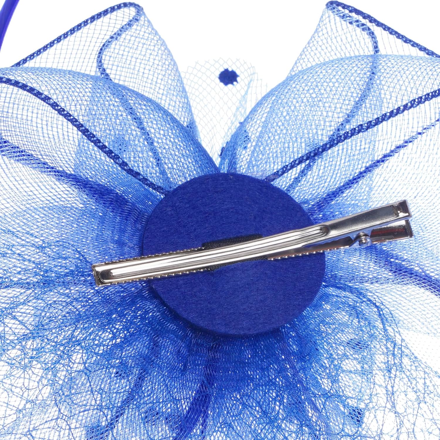 Womens Fascinators Hat Fascinators Derby Headband with Feather Mesh, Tea Party Hat for Women - Image 5