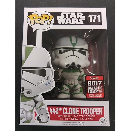 Funko - Figurine Star Wars - 442Nd Clone Trooper Galactic Convention 2017 Pop 10Cm - 0889698134255
