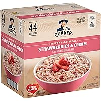 Vista 15 de Avena instantánea Quaker Immunity, paquete variado de 3 sabores, buena fuente de vitaminas C, D y zinc, granos enteros, sin sabores artificiales
