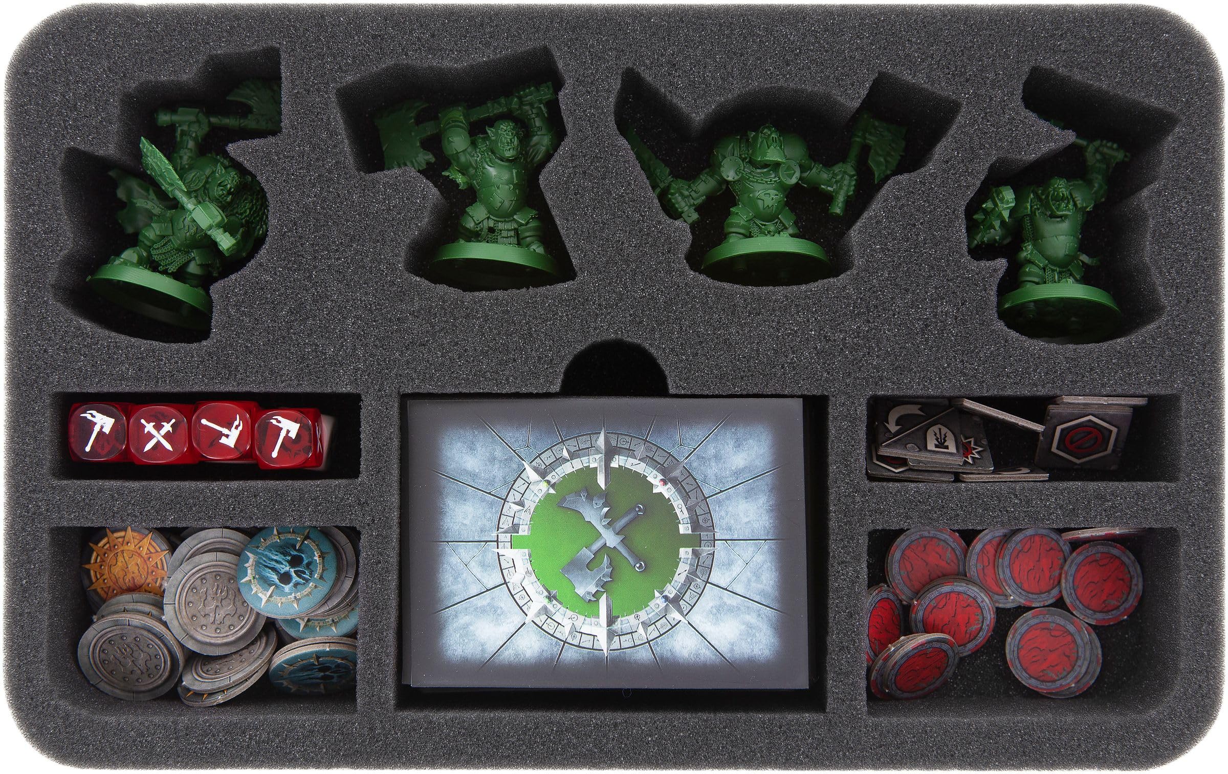 Feldherr Lagerbox FSLB150 kompatibel mit 6 Warhammer Underworlds Shadespire Kriegerscharen