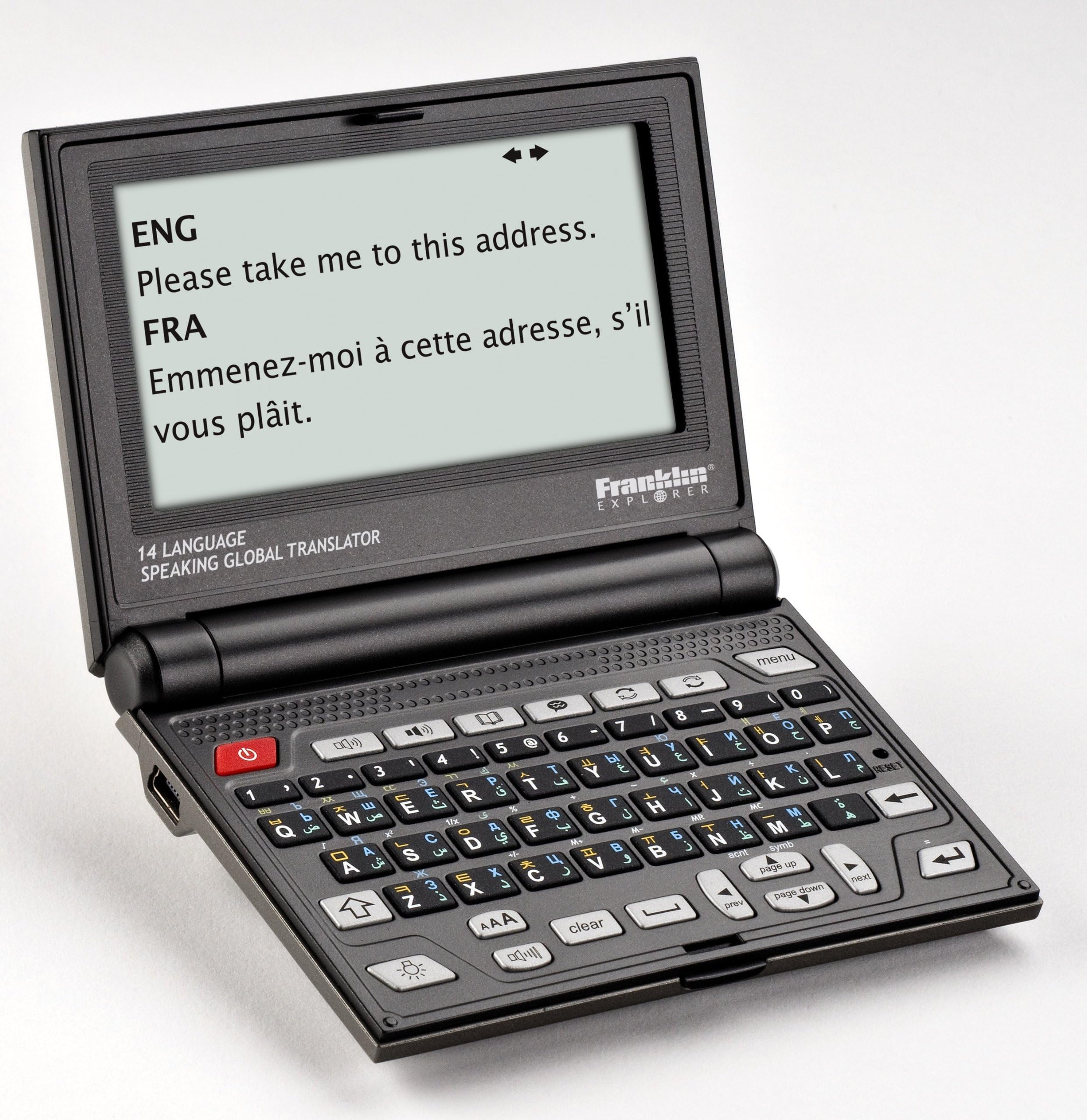 Franklin Speaking 14 Language Translator with Merriam-Webster Dictionary EST-5014