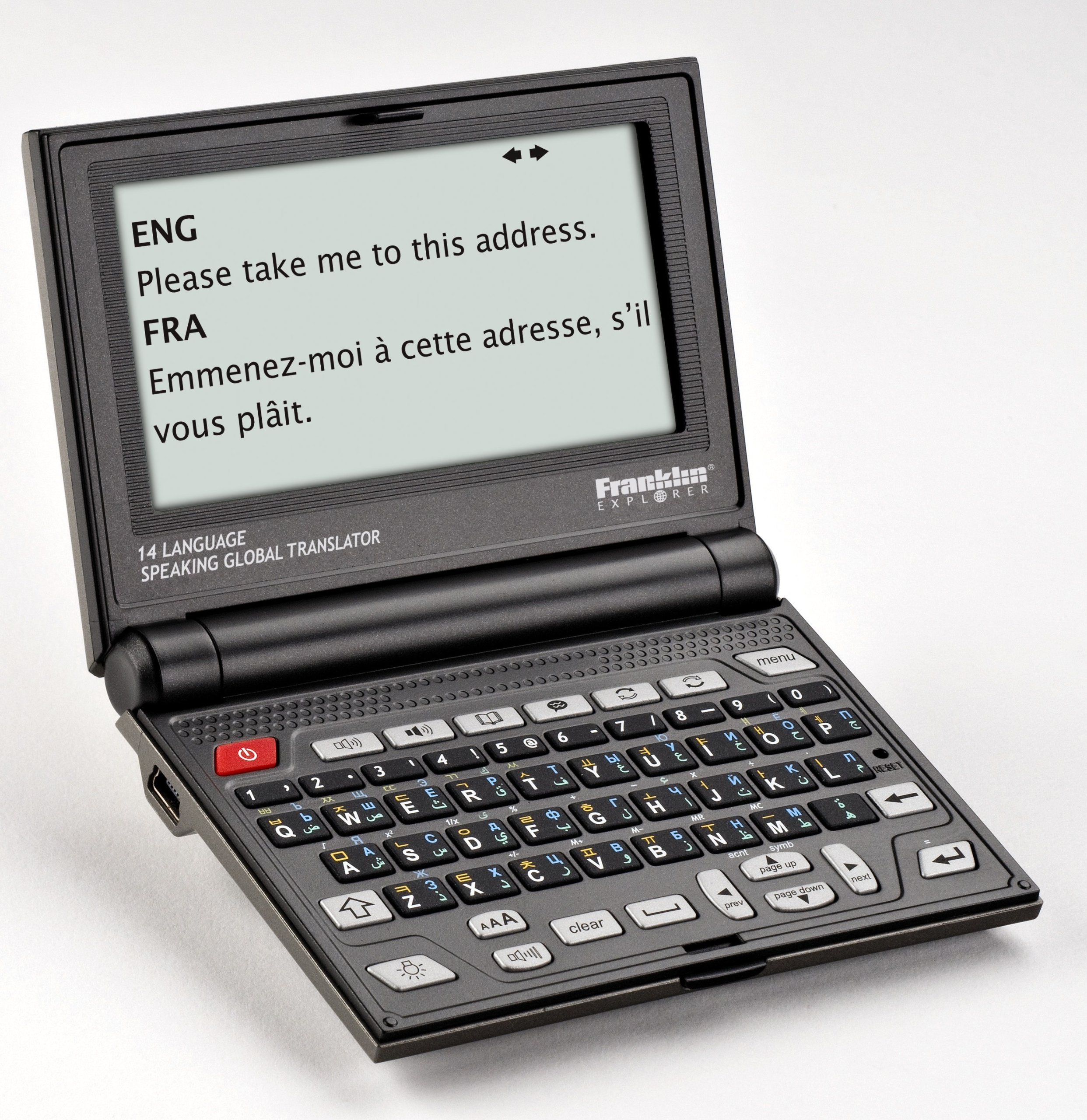 Franklin Speaking 14 Language Translator with Merriam-Webster Dictionary EST-5014