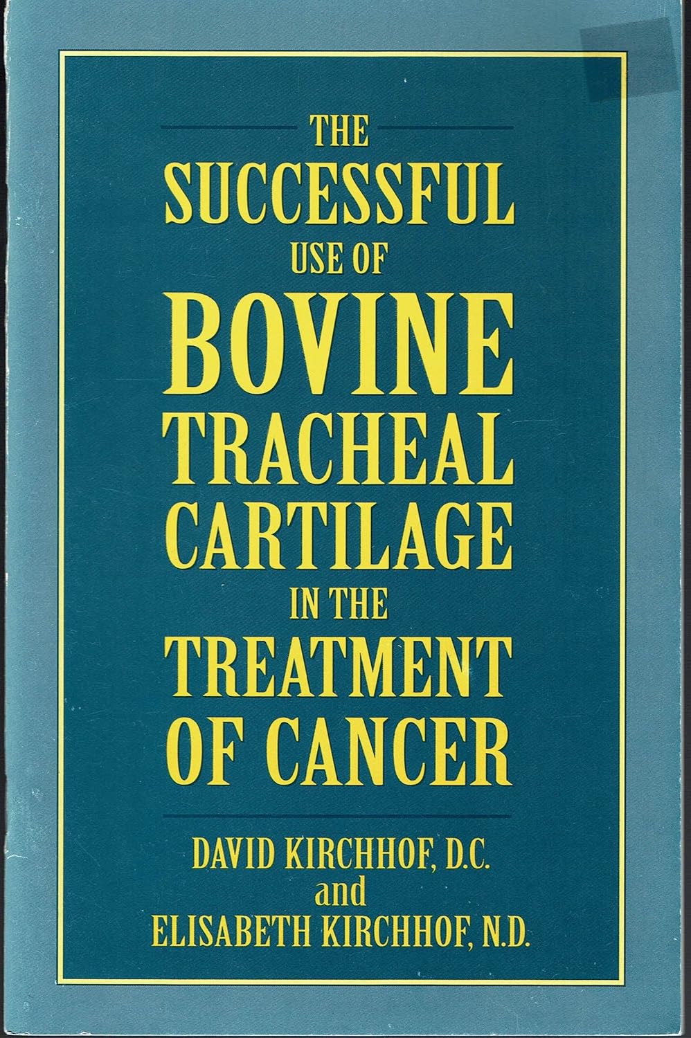 The Successful Use of Bovine Tracheal Cartilage in the treatment of