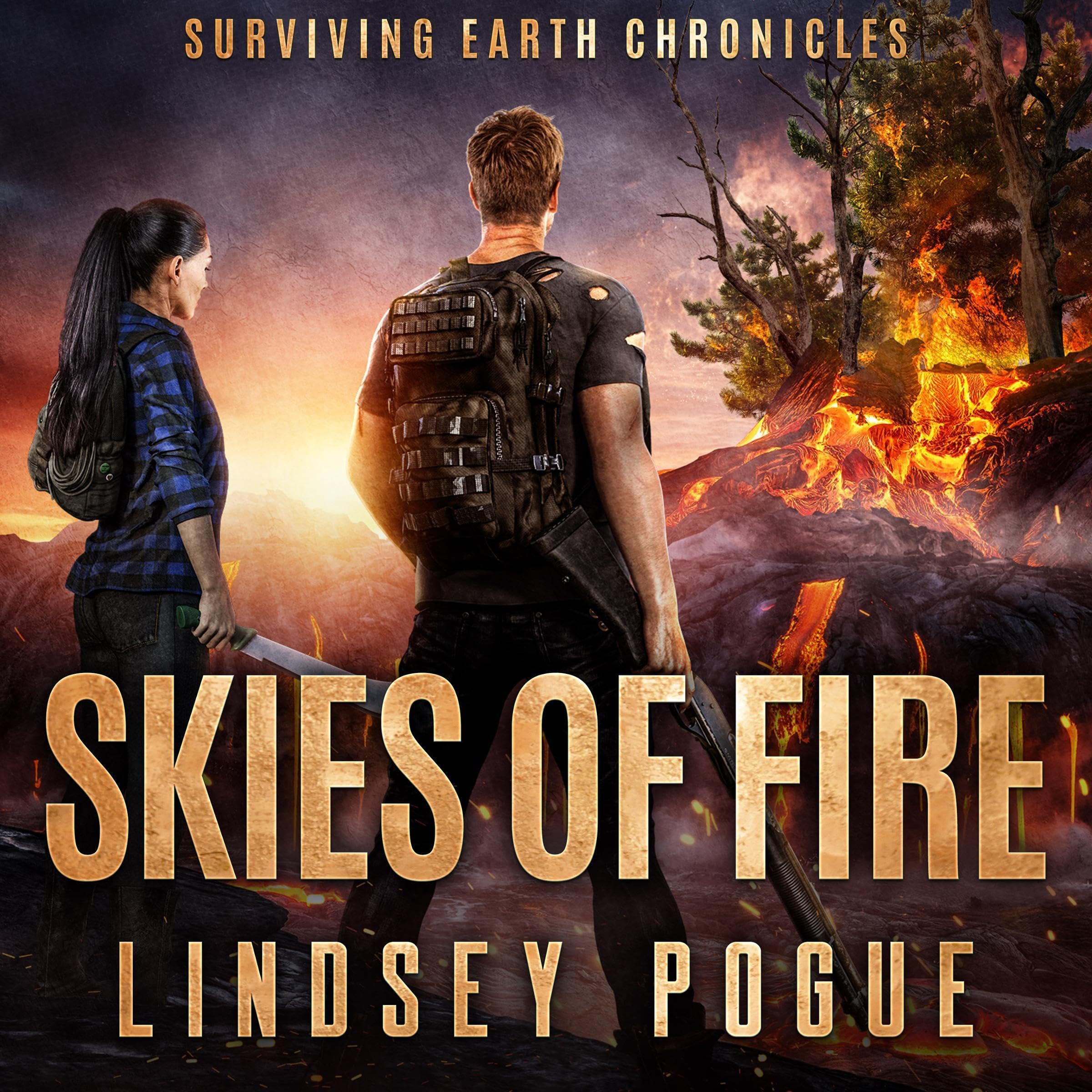 Cover art for Skies of Fire: (Surviving Earth Chronicles)