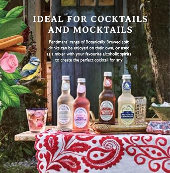 Fentimans Dandelion & Burdock Botanically Brewed, 12 Pack, 275ml Bottles | Traditional botanical brew featuring dandelion root and burdock infusions.