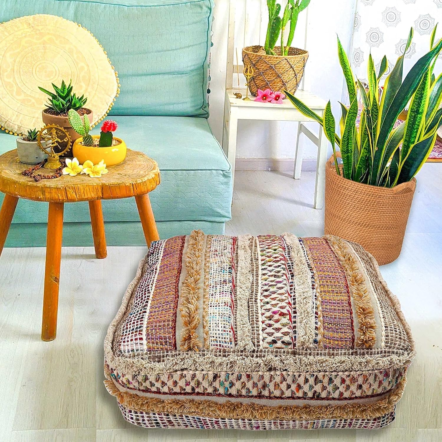 boho floor cushions