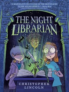 The Night Librarian Graphic Novel by Christopher Lincoln: Twins Save NY Library with Book Heroes Adventure