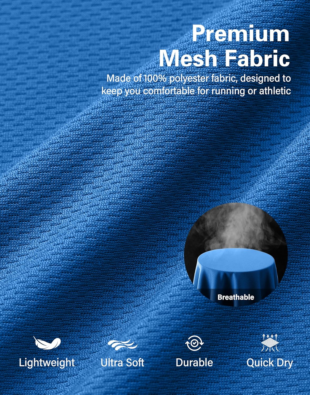 G Gradual Men's Athletic Workout Shorts with Pockets 5"/7"/9" Lightweight Quick Dry Gym Basketball Running Shorts for Men - Image 7