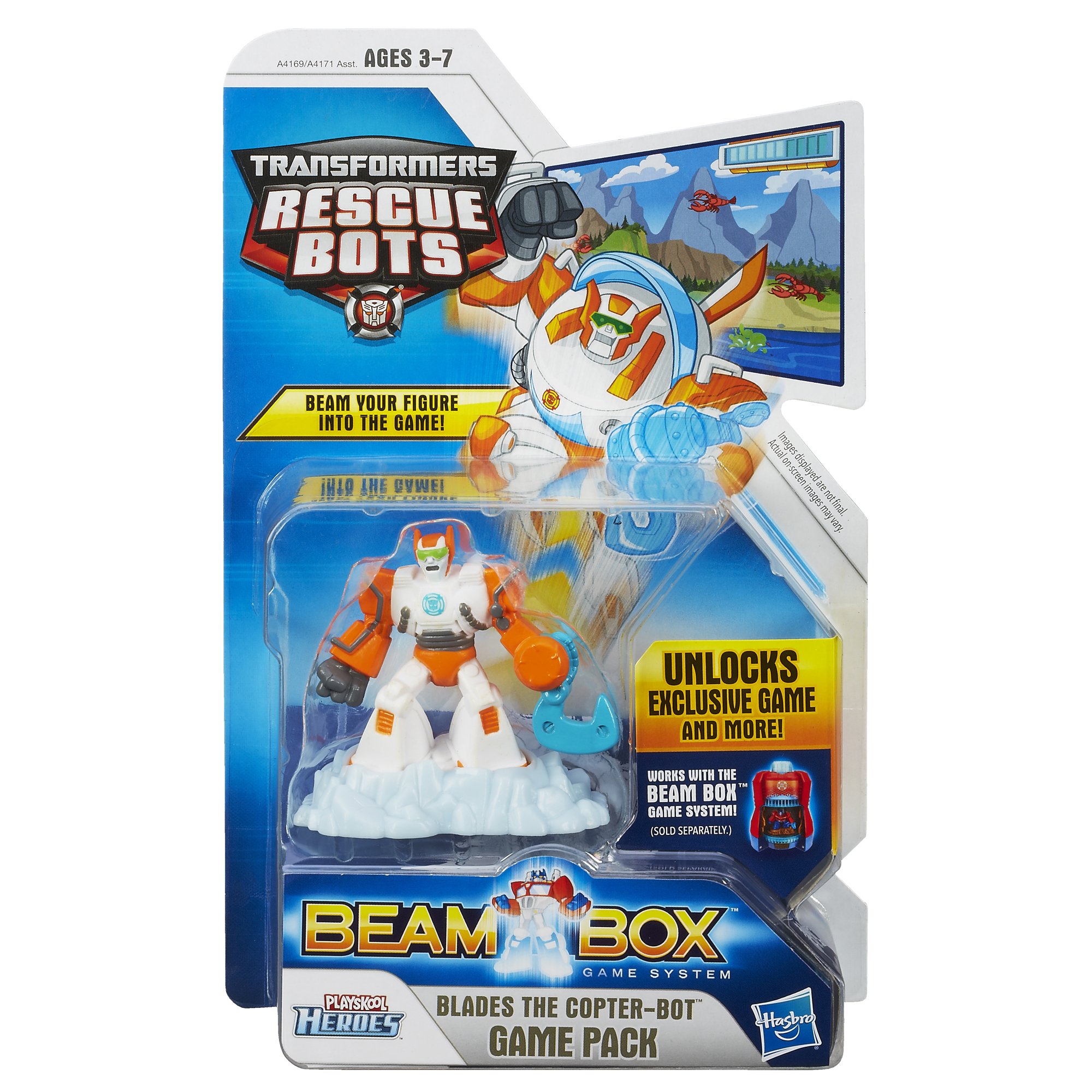 Playskool Heroes, Transformers Rescue Bots, Beam Box, Blades