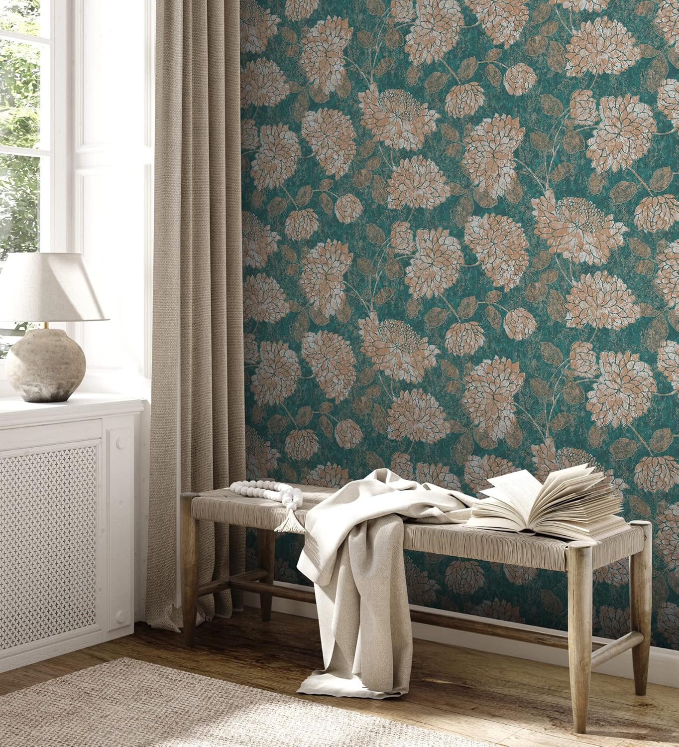 A.S. Création Attractive 2 390254 Floral Non-Woven Wallpaper 10.05 m x 0.53 m Made in Germany