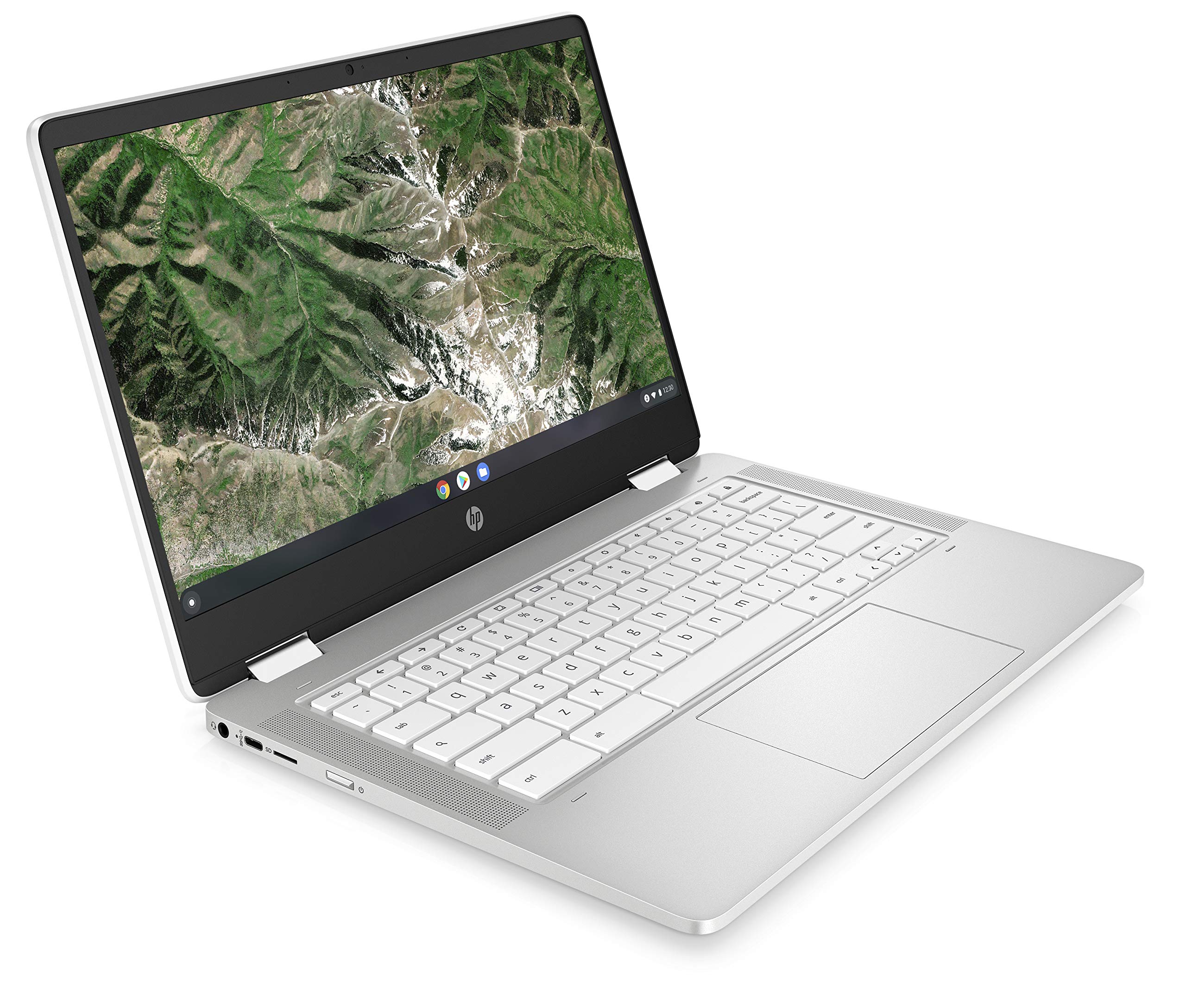 HP Chromebook x360 14a-ca0217ng 2in1 Convertible Laptop weiß