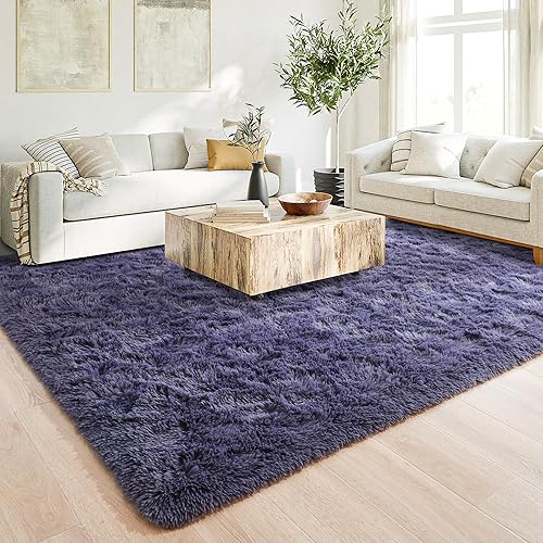 Miniatura 2 de ISEAU Alfombra de área mullida, suave cómoda y lanuda para interiores, dormitorio, dormitorio de bebé, para al lado de la cama para niños y niñas y