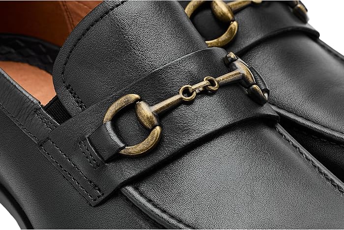 Мужские туфли Florsheim Zaffiro Moc Toe Bit Loafer Ii, цвет: Чёрный — фото 3