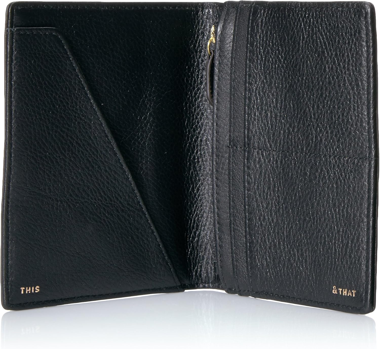 Fossil Women's Leather RFID Blocking Travel Passport Holder Case Wallet, Black : Clothing, Shoes & Jewelry