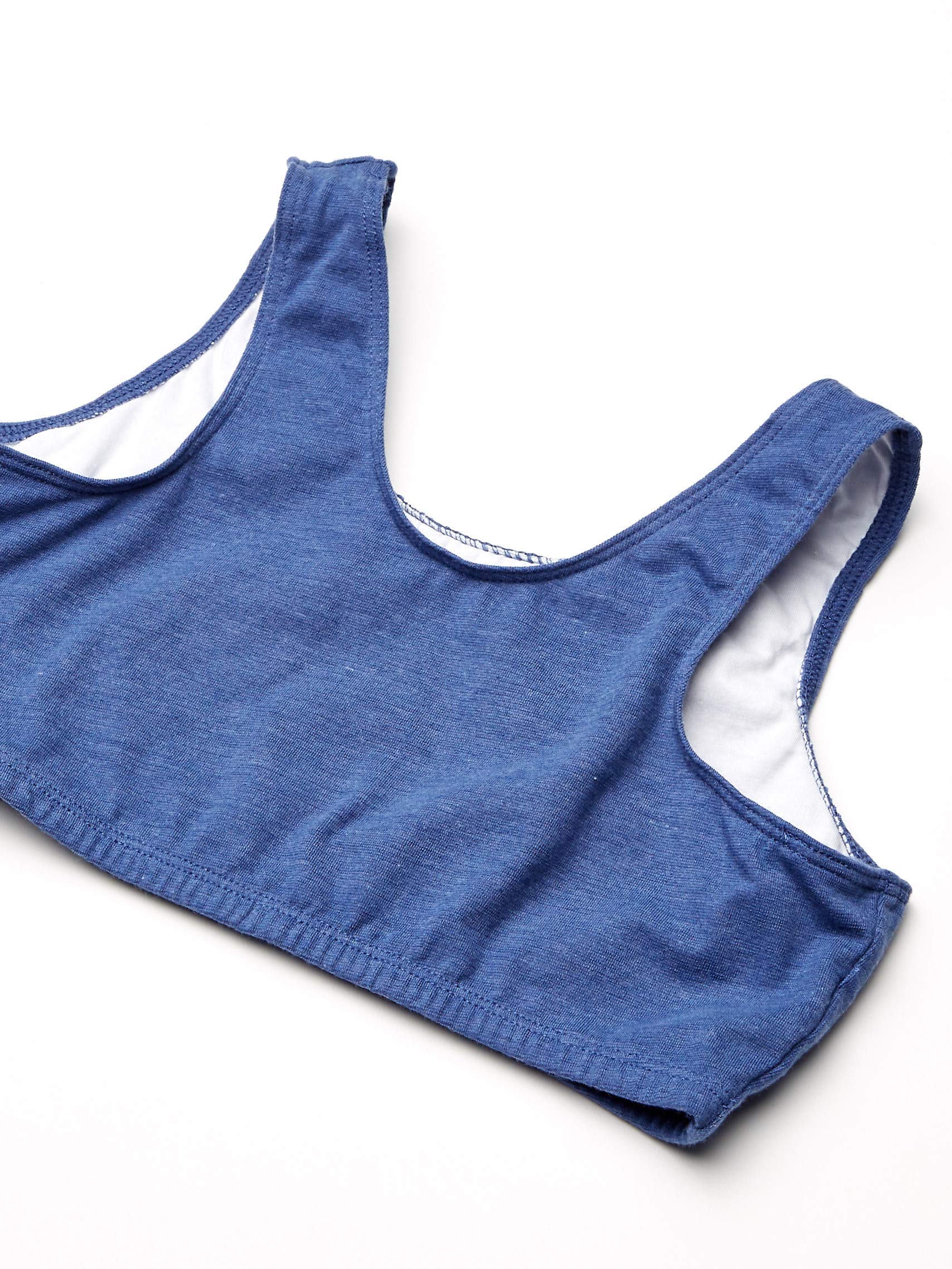 Fruit of the Loom Mädchen Cotton Built-up Sport 3 Pack(Pack of 3) Cotton Built-up Sport Bra (3er Pack)
