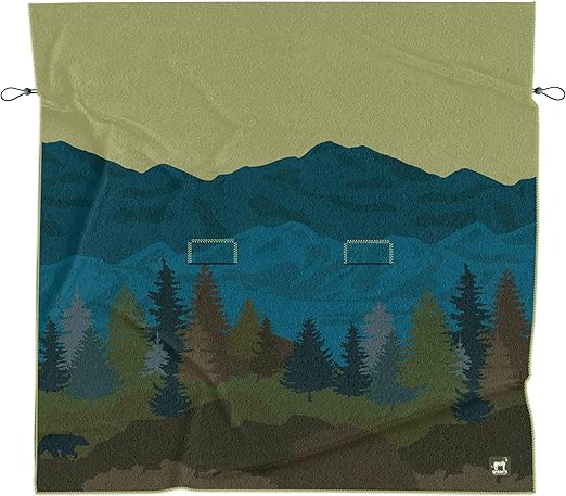 Sprints Party Size Towel, Rear Bench Protective Dog Car Seat Cover - Performance Microfiber…(Grizzly Guide)