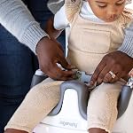 Ingenuity Baby Base 2-in-1 Booster Feeding and Floor Seat with Self-Storing Tray - Slate