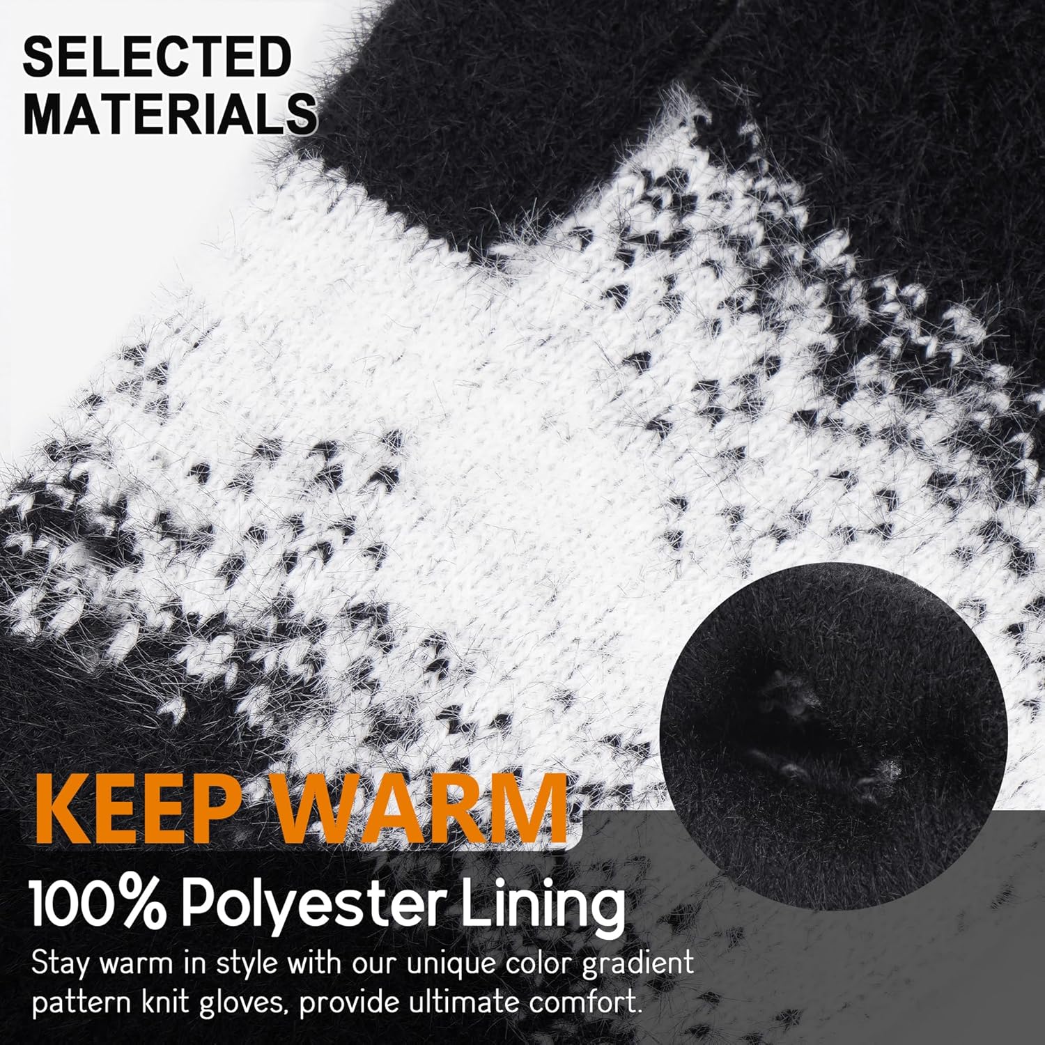 FZ FANTASTIC ZONE Womens Winter Gloves for Cold Weather Touch Screen Texting Warm Knit Thermal Gloves Gifts for Women - Image 2