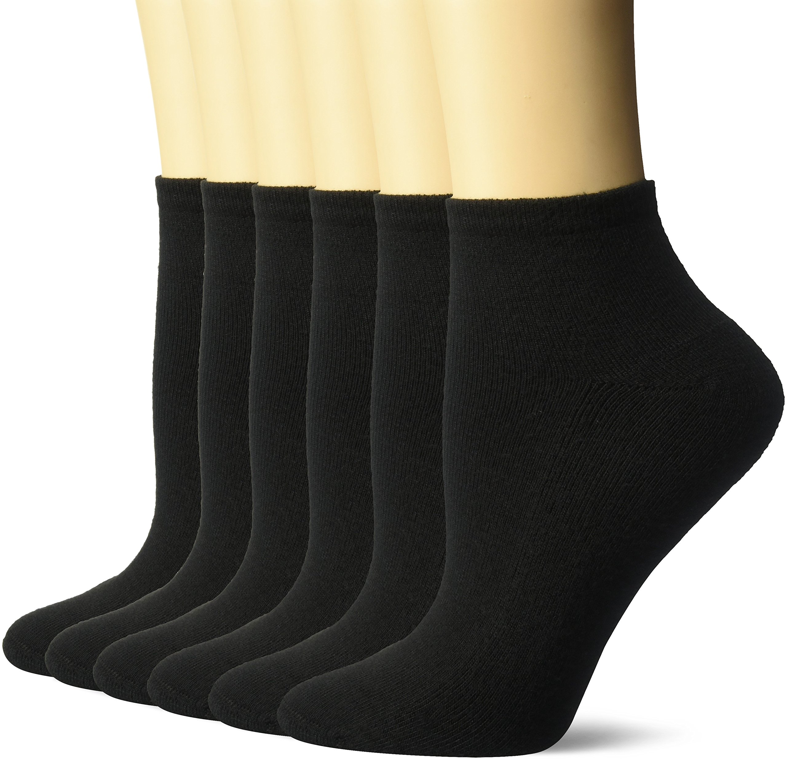 Women's Cool and Dry Ankle, Pack of 6 (Colors may Vary)