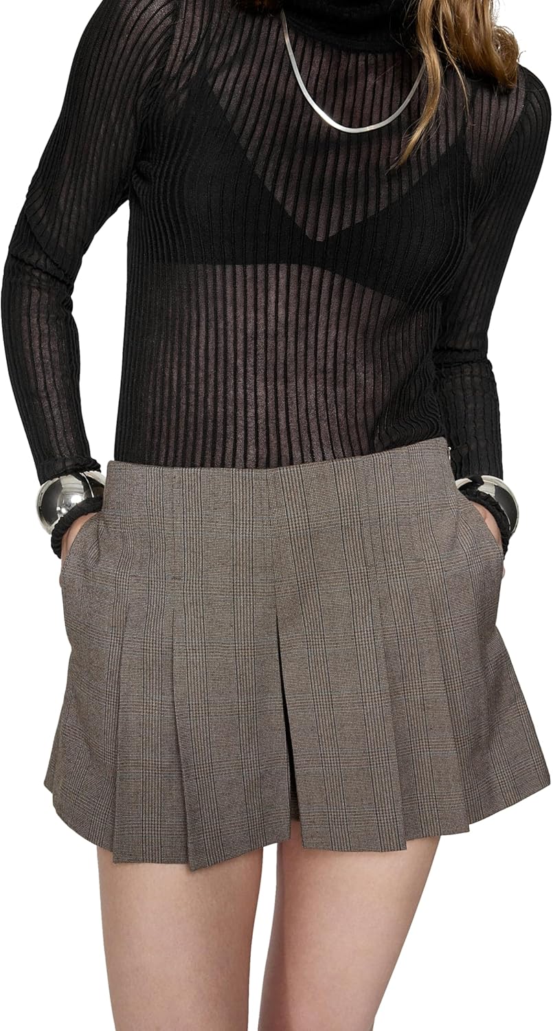 Rebecca Minkoff Women's Carson Pleated Skort