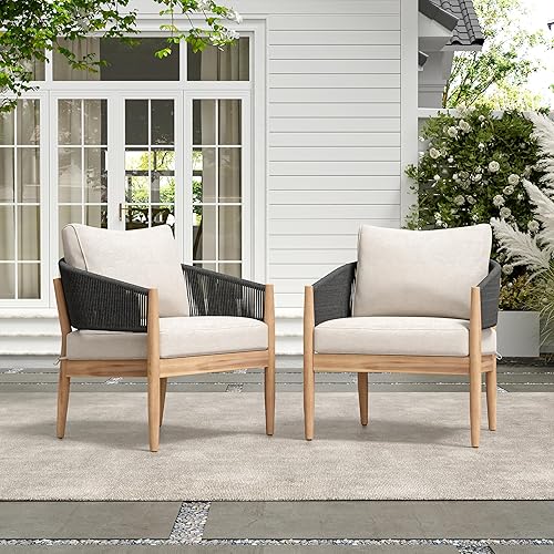 Christopher Knight Home Naomi Set of 2 Patio Acacia Wood