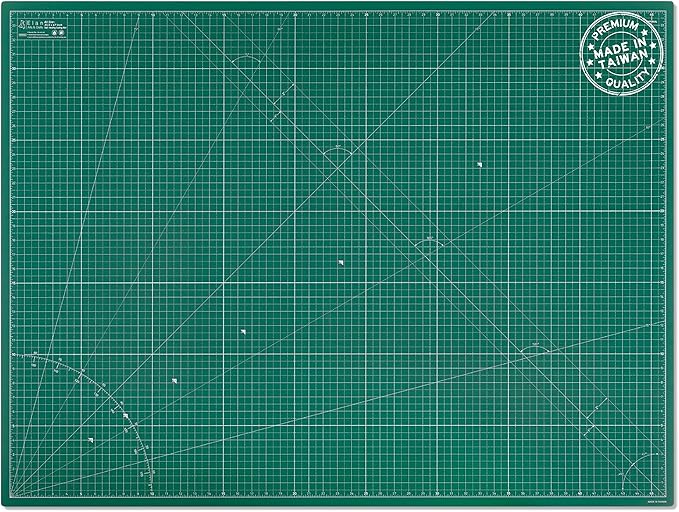 Elan A0 Cutting Mat A0 INCH Green, 5Ply Craft Mat, SelfHealing