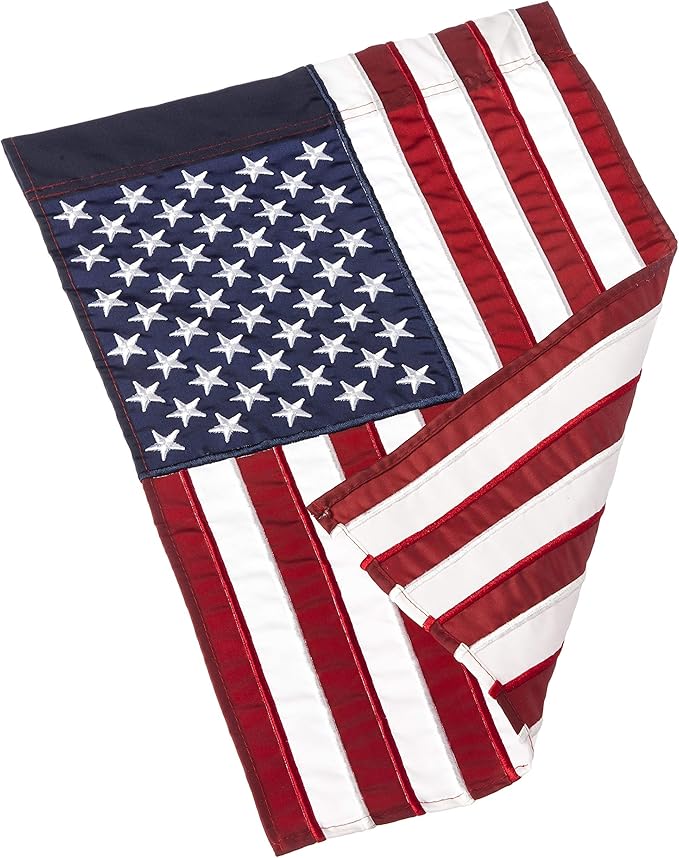 Bandera Americana Evergreen 12x18 Pulgadas Doble Cara para Jardín miniatura 8