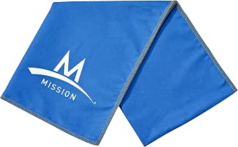 Mission EnduraCool Asciugamano Rinfrescante – Verde, Taglia L – Si Attiva Con Acqua, Protezione UPF 50, Fresco Fino A 2 Ore