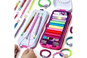 Friendship Bracelets Maker Kit for Girls Age 8-12