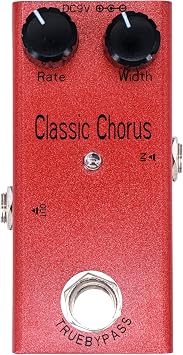 Classic Chorus Guitar Effects Pedal inspired by Boss CE-2 with USB 9V Power Cable
