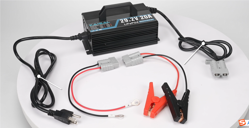 Amazon.com: 24V 20A Lithium Battery Charger 29.2V LiFePO4 Battery