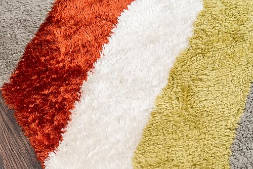 Miniatura 4 de Novogratz by Momeni Rugs Retro Collection - Alfombra clásica de pelo largo, 5 pies x 7 pies 6 pulgadas, multicolor (RETRORET-6MTI5076)