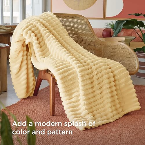 Miniatura 435 de Bedsure GentleSoft Twin Blanket for Couch - Cozy Soft Blankets for Women, Cute Small Fleece Throws for Girls, Light Grey, 60x80 Inches