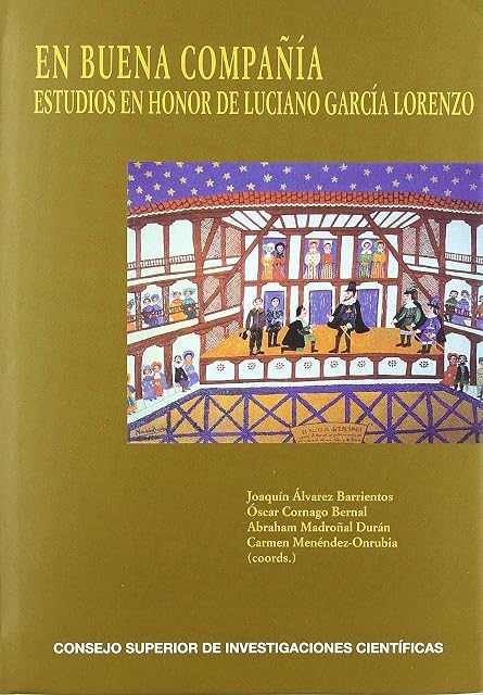 Portada de En buena compañía : estudios en honor de Luciano García Lorenzo