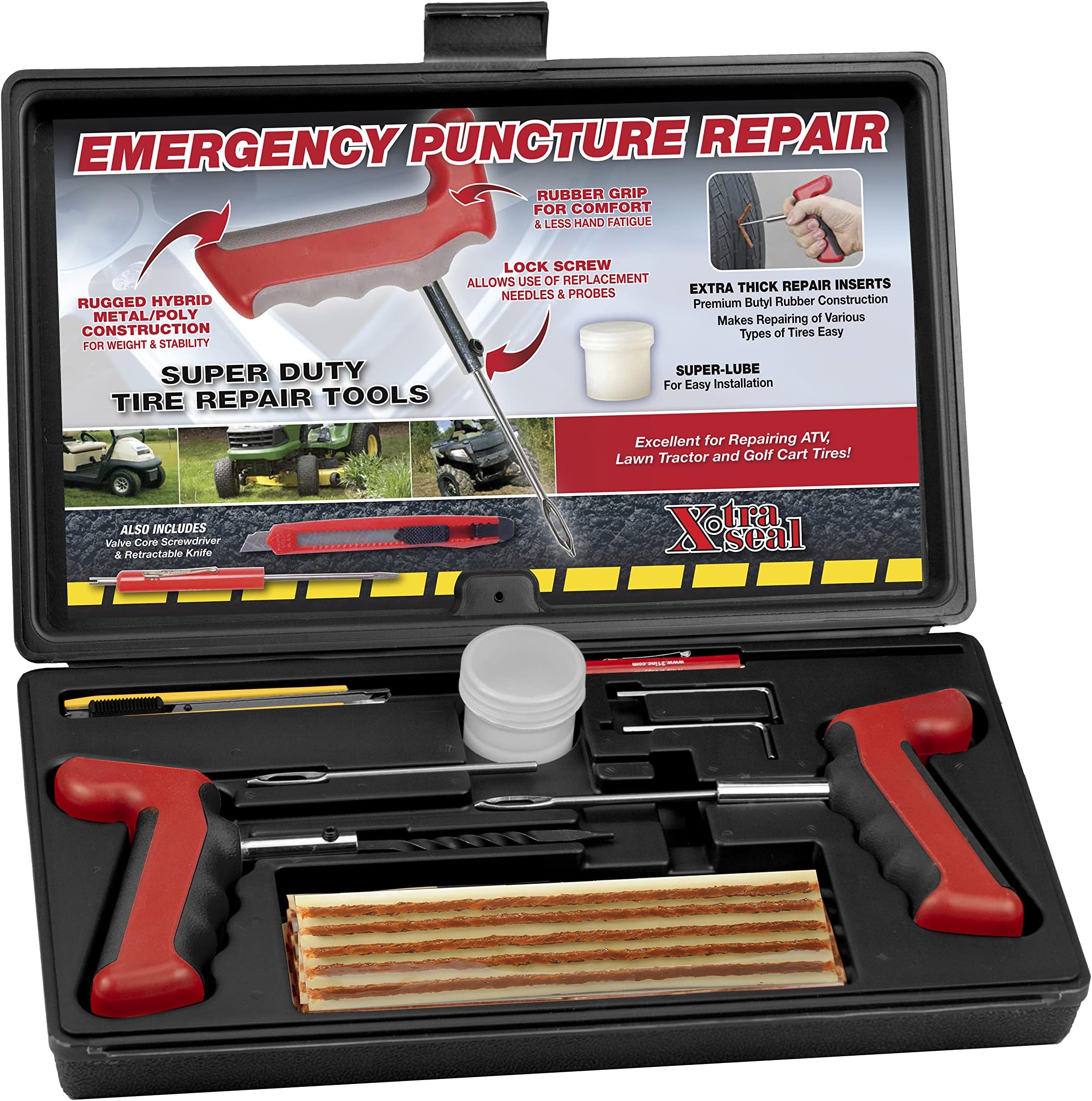 Xtra-Seal® - Power-X String Kit with 8in Inserts Chrome T Handle Tools (12-354)