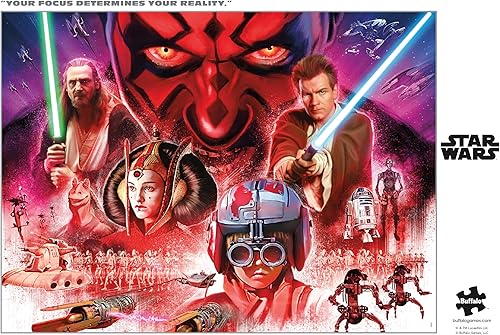 Miniatura 5 de Buffalo Games - Silver Select - Star Wars - Tu enfoque determina tu realidad - Rompecabezas de 1000 piezas para adultos desafiante - Tamaño